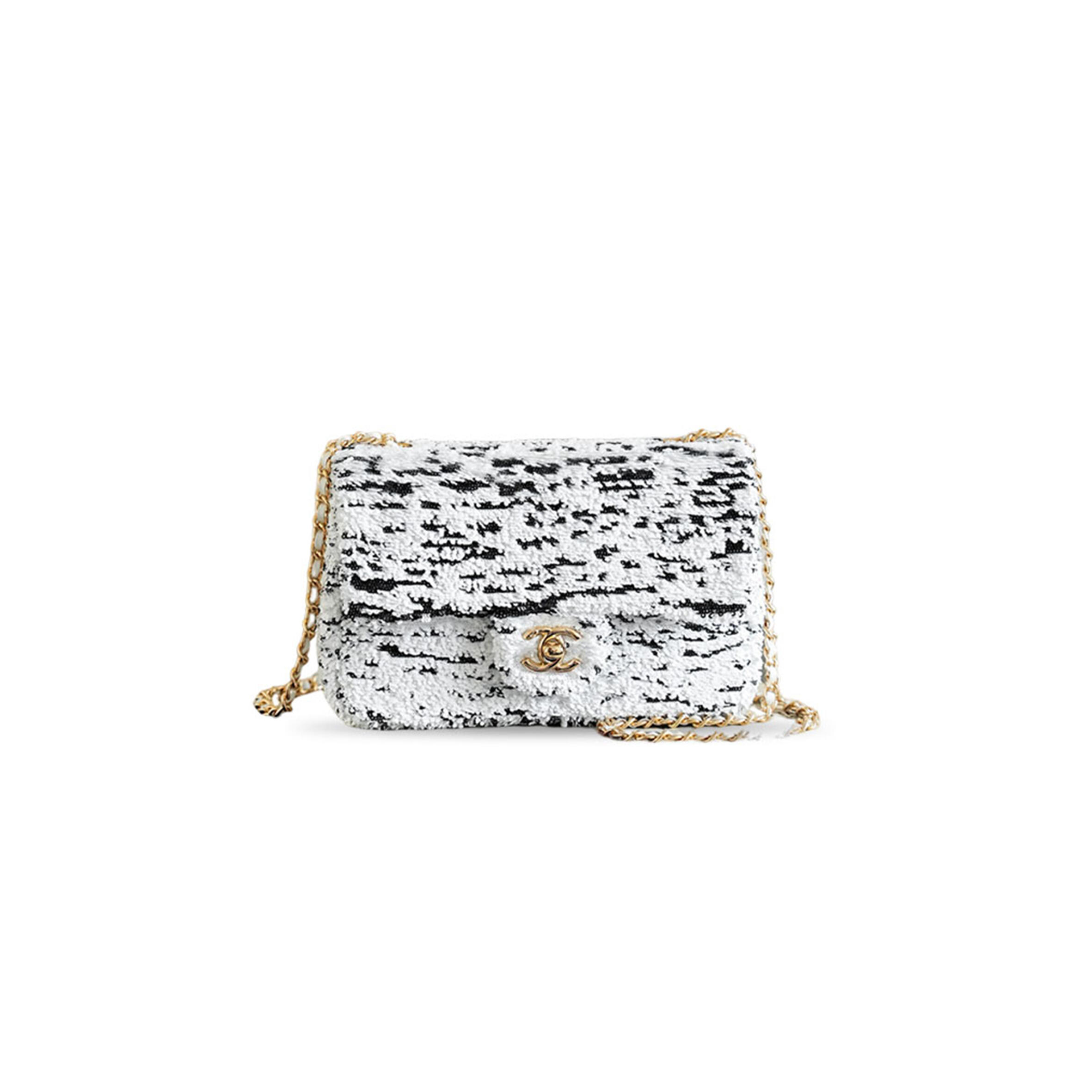 CHANEL MASTER SEQUIN SINGLE FLAP BAG (21*14*8cm) 